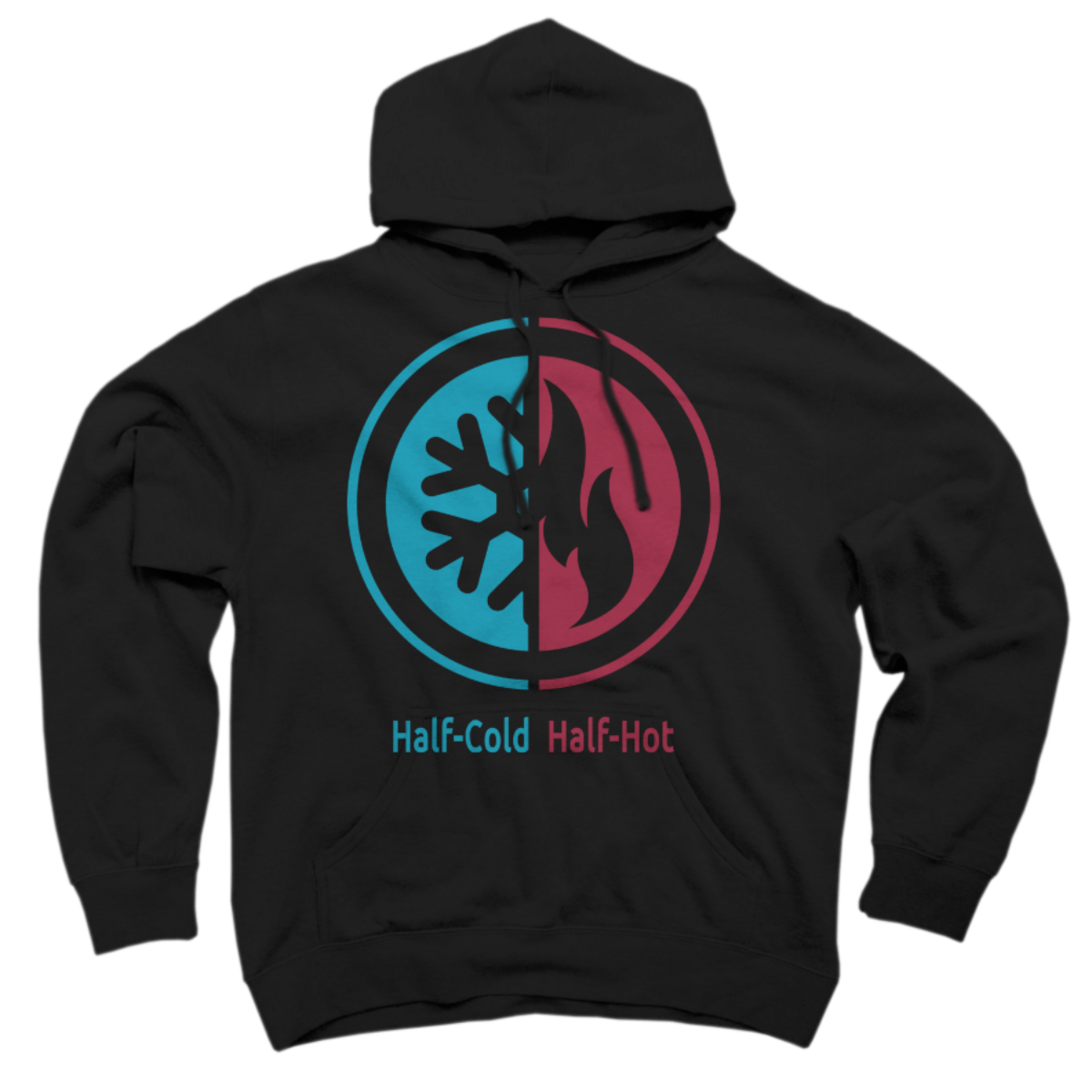 half hot half cold hoodie half hot half cold hoodie